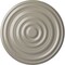 Ekena Millwork Carton Ceiling Medallion (For Canopies up to 3 3/4"), Hand-Painted Pearl White, 17 3/4"OD x 1 3/8"P CM18CAPWS - alternate 1